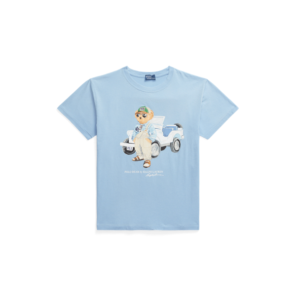 Katoenen jersey T-shirt met Polo Bear