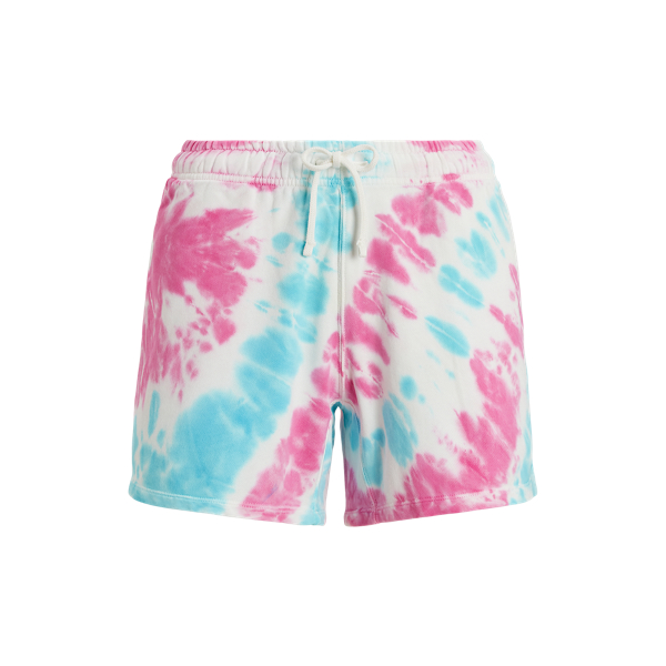 Tie-Dye Drawstring Terry Short