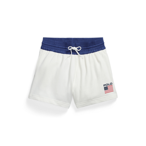 Logo Flag Fleece Drawstring Short