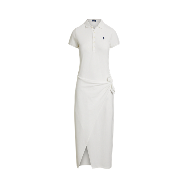 Piqu&eacute; Polo Wrap Dress 