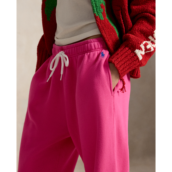 Drawstring Wide-Leg Tracksuit Bottoms
