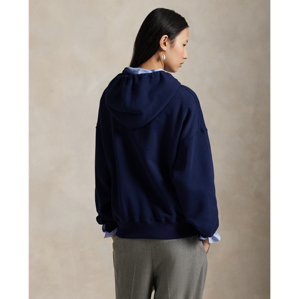 Felpa con cappuccio e cerniera Polo Ralph Lauren in Blu navy crociera 5