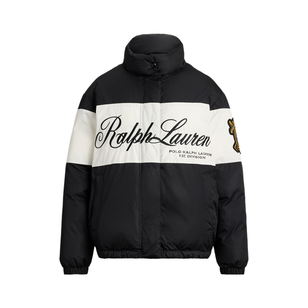 Script Logo Down Puffer Jacket