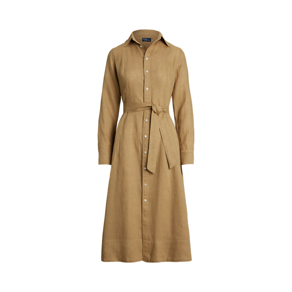 Belted Cotton Midi Shirtdress