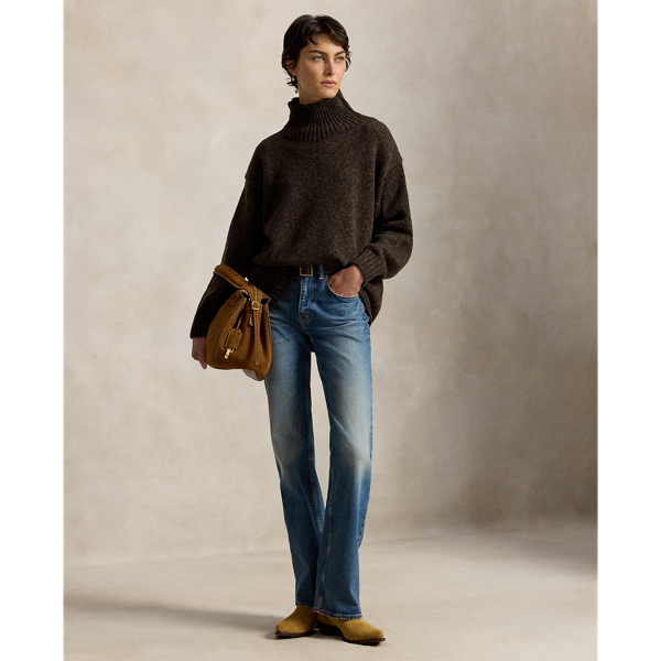 Wool-Cashmere Turtleneck Sweater