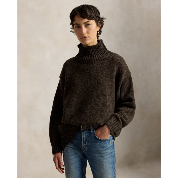 Wool-Cashmere Turtleneck Sweater