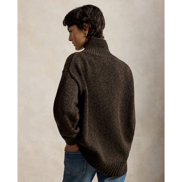 Wool-Cashmere Turtleneck Sweater