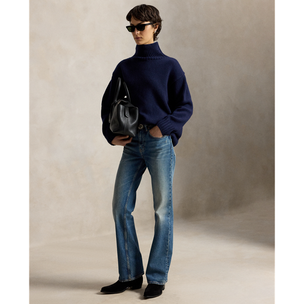 Wool-Cashmere Turtleneck Sweater
