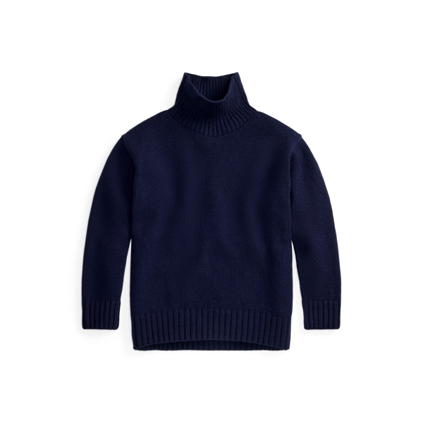 Wool-Cashmere Turtleneck Sweater
