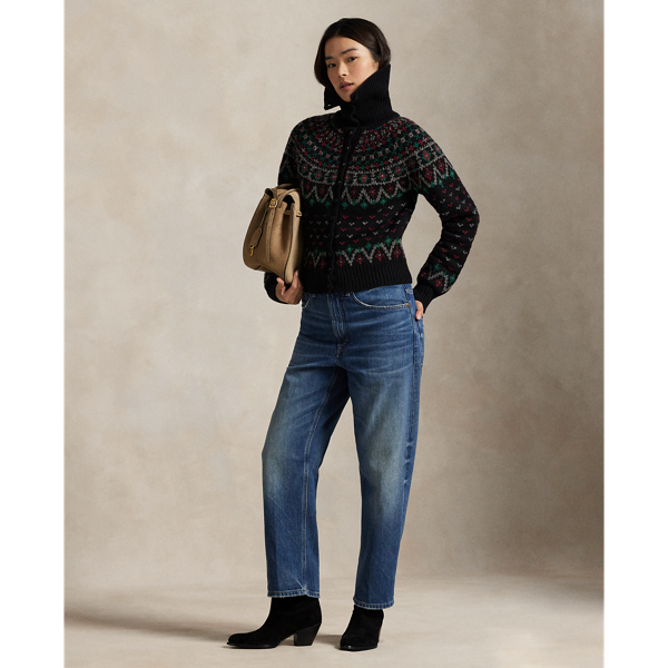 Fair Isle Wool-Blend Cardigan