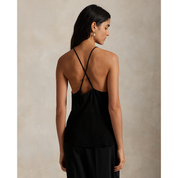 Sheer-Paneled Camisole