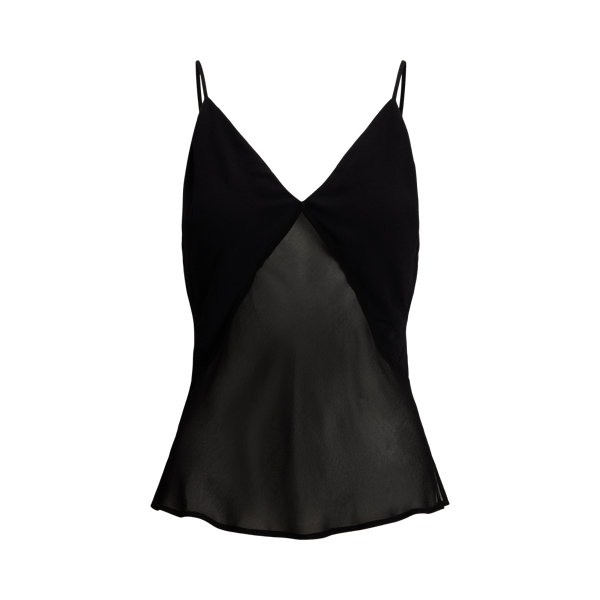 Sheer-Panelled Camisole