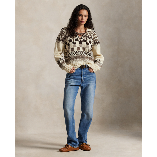 レースアップ ウール セーター | ラルフ ローレン公式オンラインストア