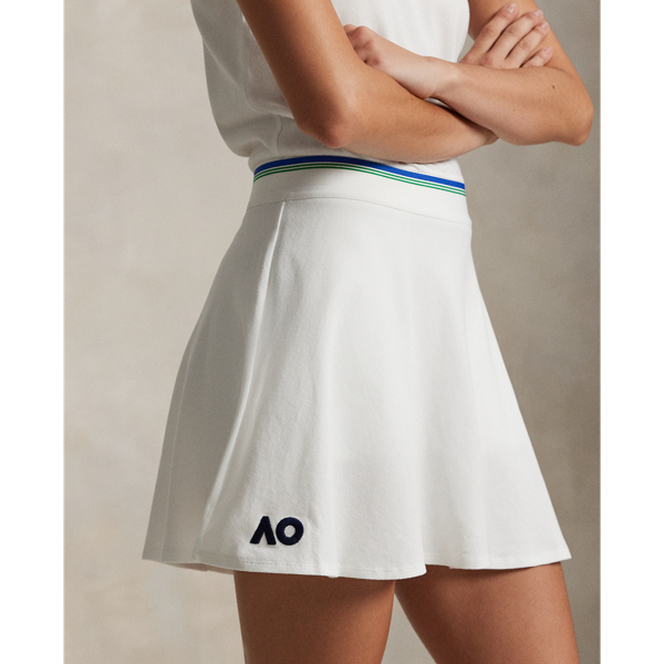 Skort Australian Open aus Baumwollpiqu&eacute; Polo Ralph Lauren in Wei&szlig; 5