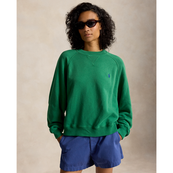 Pull col rond en molleton léger