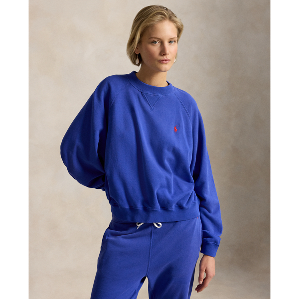 Pull col rond en molleton léger