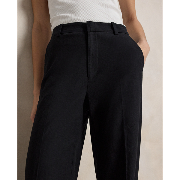 Baumwoll-Leinen-Hose Beaton mit Stretch Polo Ralph Lauren in Polo-Schwarz 6