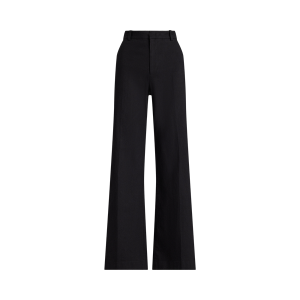 Baumwoll-Leinen-Hose Beaton mit Stretch Polo Ralph Lauren in Polo-Schwarz 2