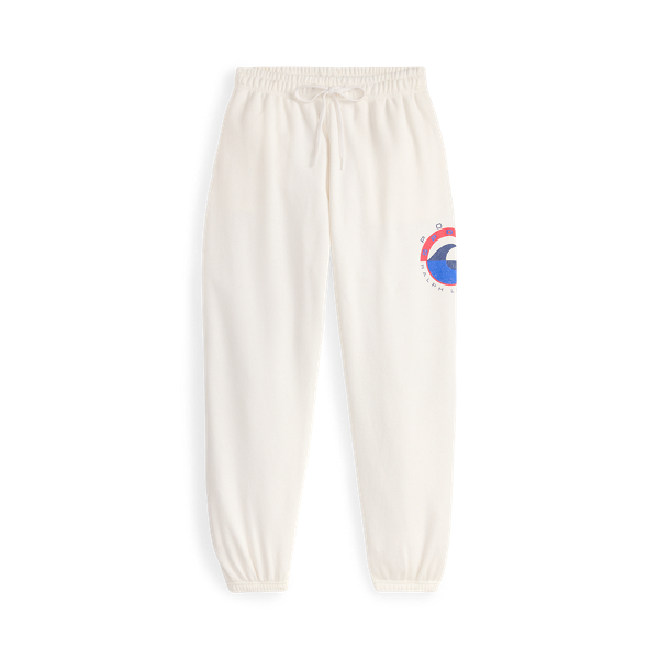 Deckwash White Wave Logo Lightweight Fleece Sweatpant Polo Ralph Lauren 2