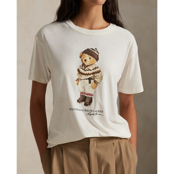 Polo Bear Cotton Jersey Tee