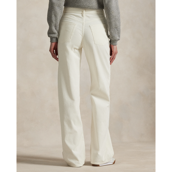 Cotton Corduroy Wide-Leg Trouser
