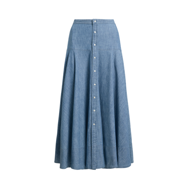 Pleated Metallic Skirt