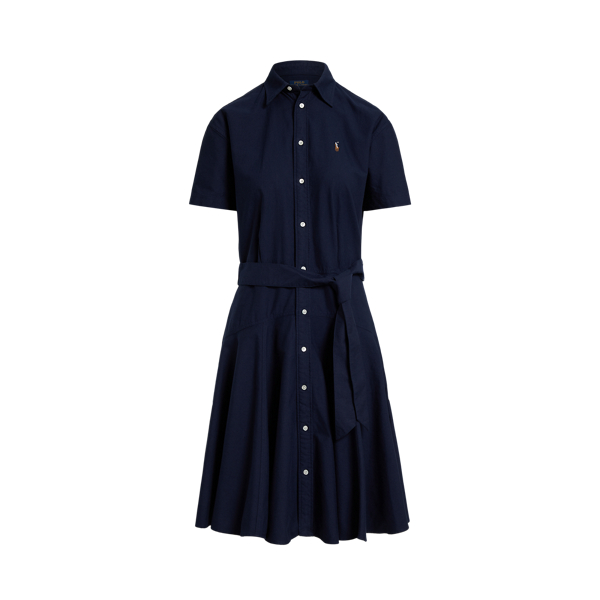 Newport Navy Cotton Oxford Short Sleeve Shirt Dress Polo Ralph Lauren 2
