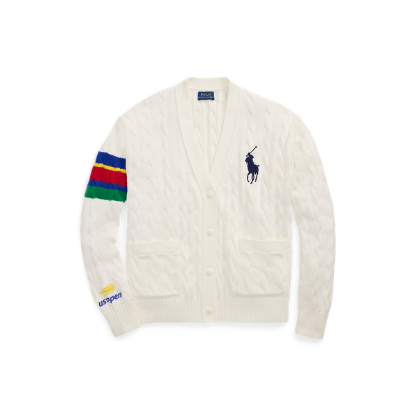 US Open Umpire Cable-Knit Cardigan