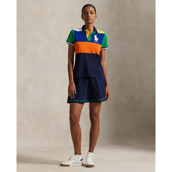 US Open Colour-Blocked Piqué Polo Shirt