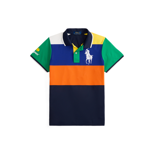 US Open Colour-Blocked Piqué Polo Shirt