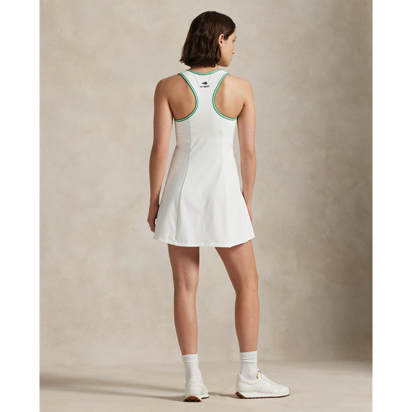 Ceramic White US Open Interlock Tennis Dress Polo Ralph Lauren 5