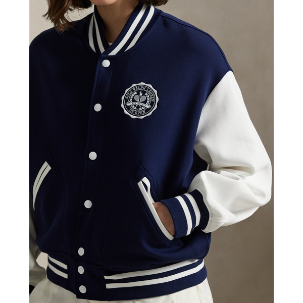 ★新品★ ラルフローレン キルテッド ダブルニット ジャケット 国内百貨店購入 ニット ダブルブレステッド ブレザー （テーラードジャケット