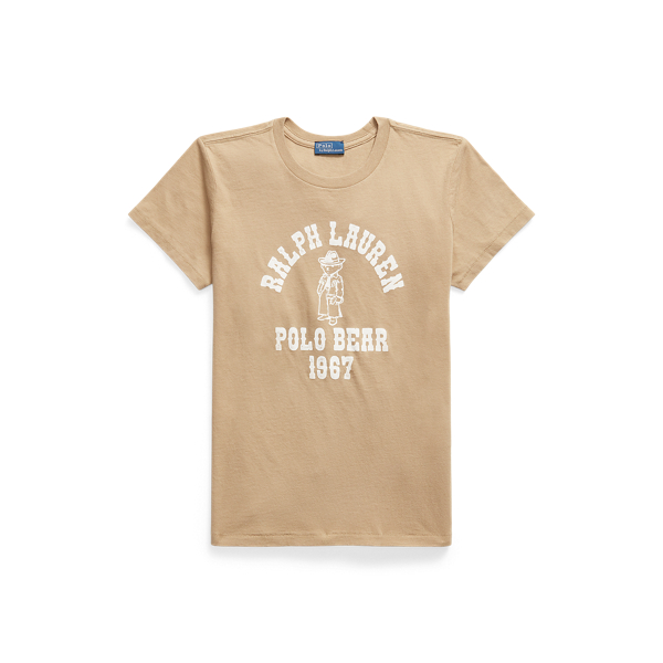 Polo Bear Cotton Jersey T-Shirt