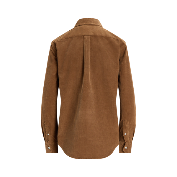 Chemise Classic Fit velours c&ocirc;tel&eacute; coton Polo Ralph Lauren en Sable rustique 2