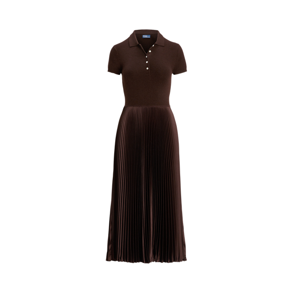 Hybrid Jumper-Pleated Polo Dress 