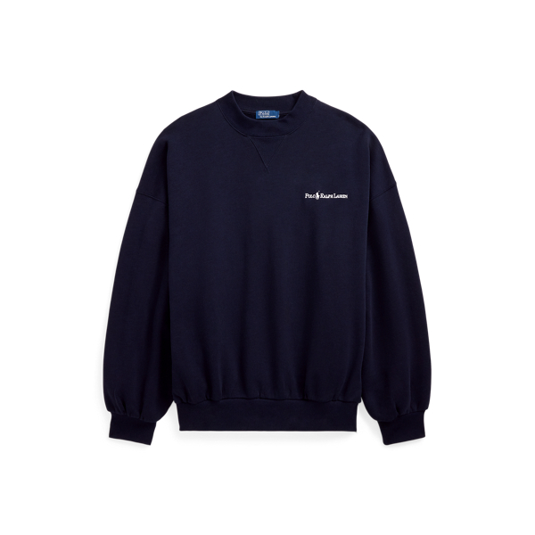 Fleece-Rundhalspullover mit Logo Polo Ralph Lauren in Navy 2