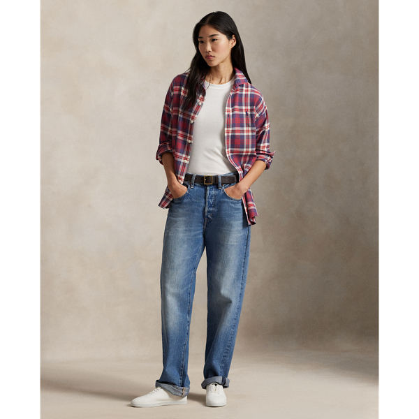 Chemise &eacute;cossaise coton Classic Fit Polo Ralph Lauren en Lave/Jaune multicolore 3