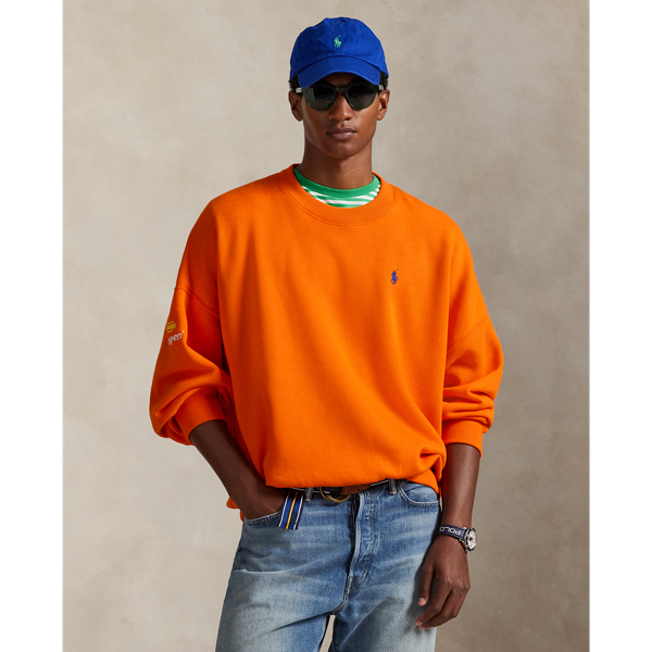 ラルフローレン 90s raglan sweatshirt L orange 90s Polo Ralph Lauren Stripe Sweatshirt 紺オレンジ S ポロ