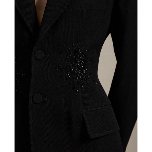 ビーデッドトリム ウール ブレザー | ラルフ ローレン公式