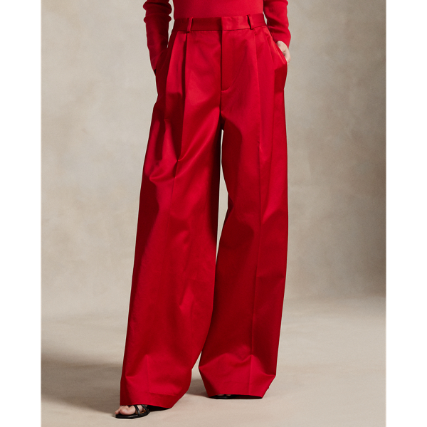 ボトムスその他 POLO RALPH LAUREN Women Pants 211948673183 Red Women's Red Pants | Ralph Lauren