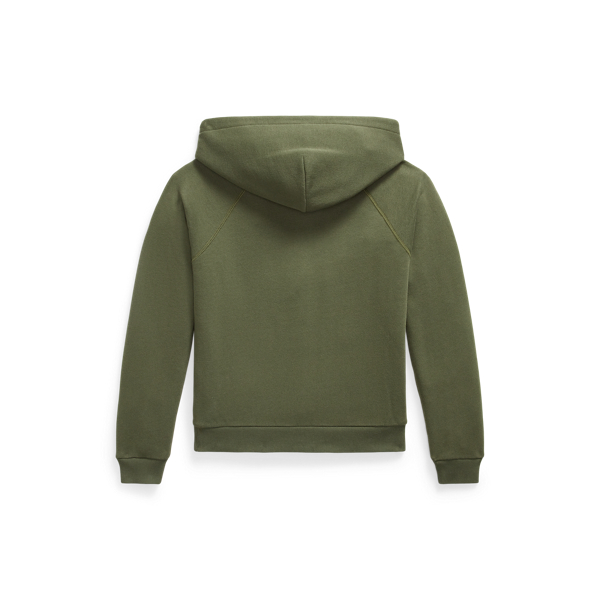 Shrunken Fit Fleece Hoodie Polo Ralph Lauren en Thermal Green 2