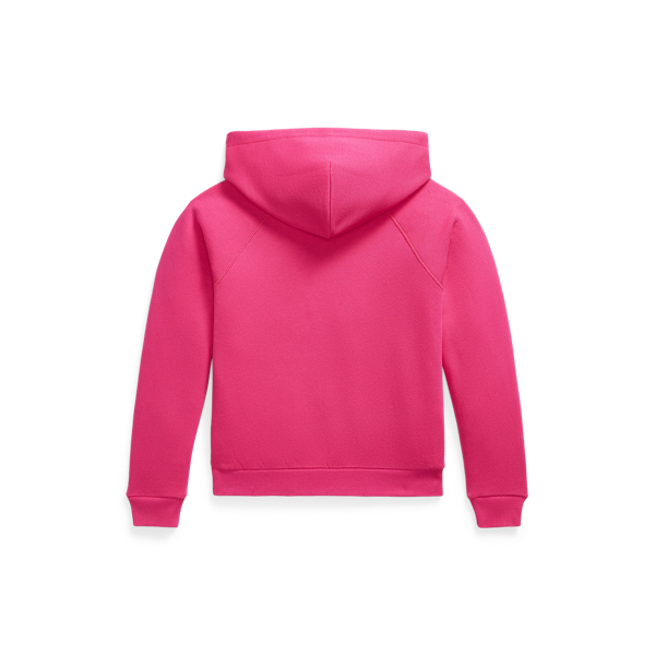 Bright Pink Shrunken Fit Fleece Hoodie Polo Ralph Lauren 2