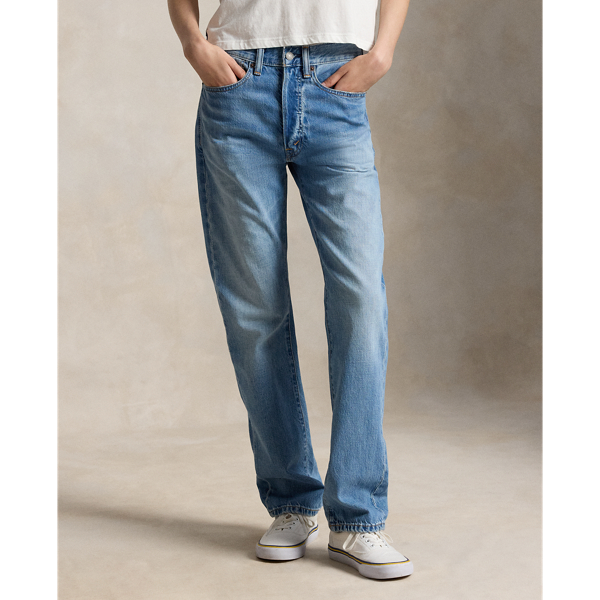 Relaxed-Straight-Fit Jeans Polo Ralph Lauren in Rincan-Waschung 3