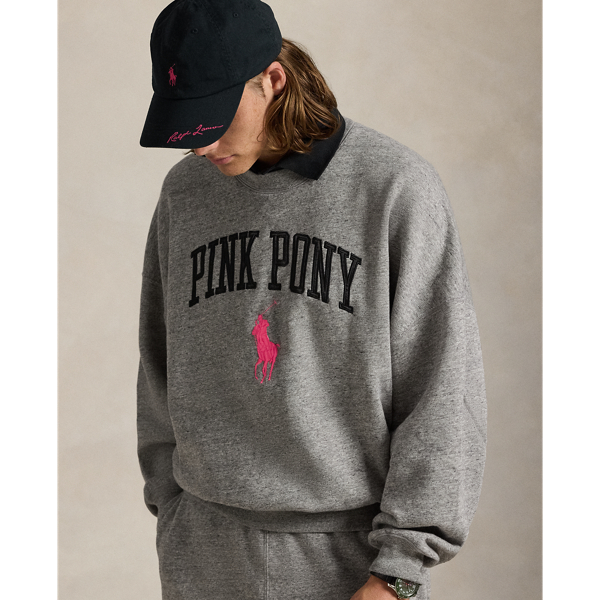 Pink Pony フリース クルーネック | ラルフ ローレン公式