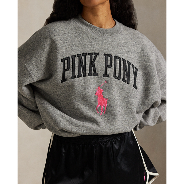 Pink Pony フリース クルーネック | ラルフ ローレン公式