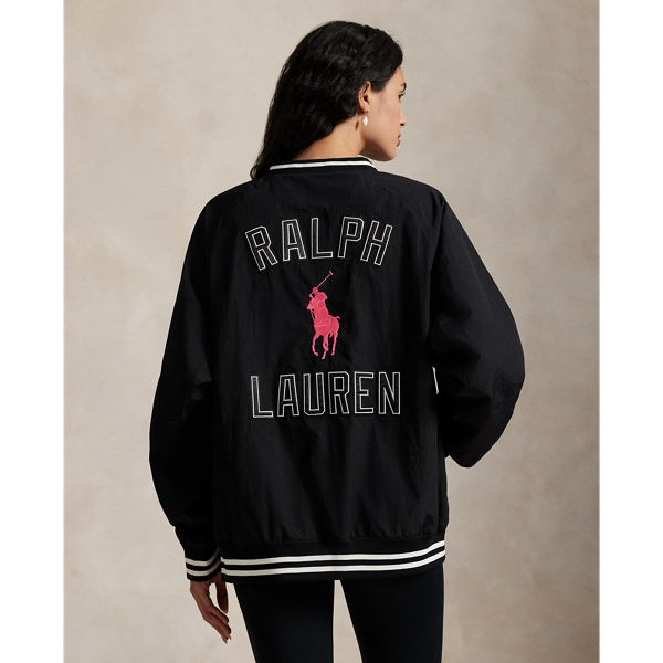 Pink Pony V-Neck Pullover