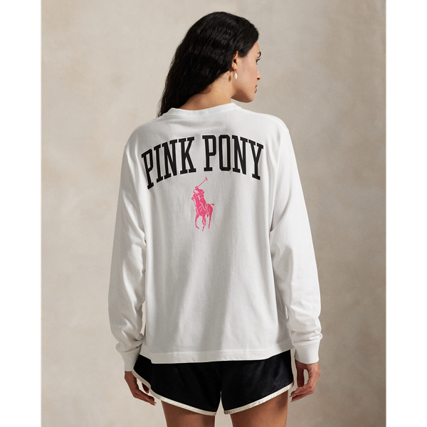 希少★PINK PONY RALPH LAUREN トレーナー　バックプリント 希少☆PINK PONY RALPH LAUREN トレーナー バックプリント
