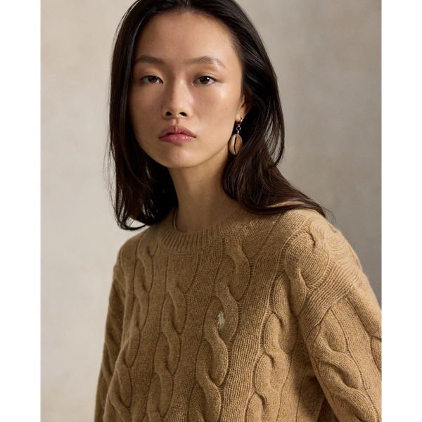Cable-Knit Wool-Cashmere Jumper