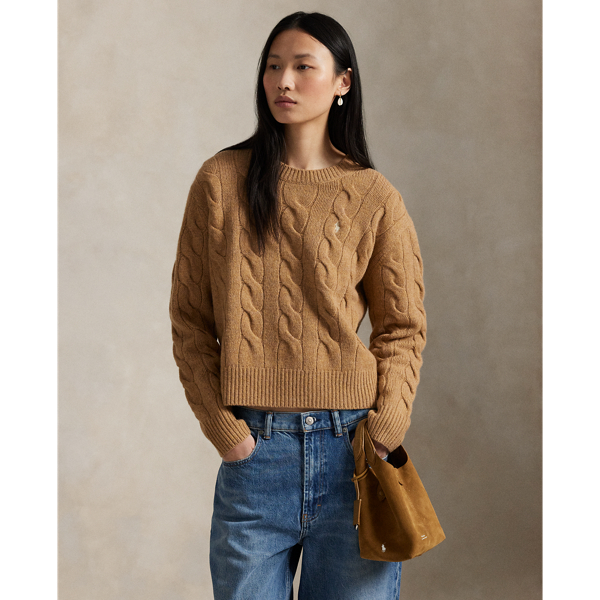 Cable-Knit Wool-Cashmere Jumper
