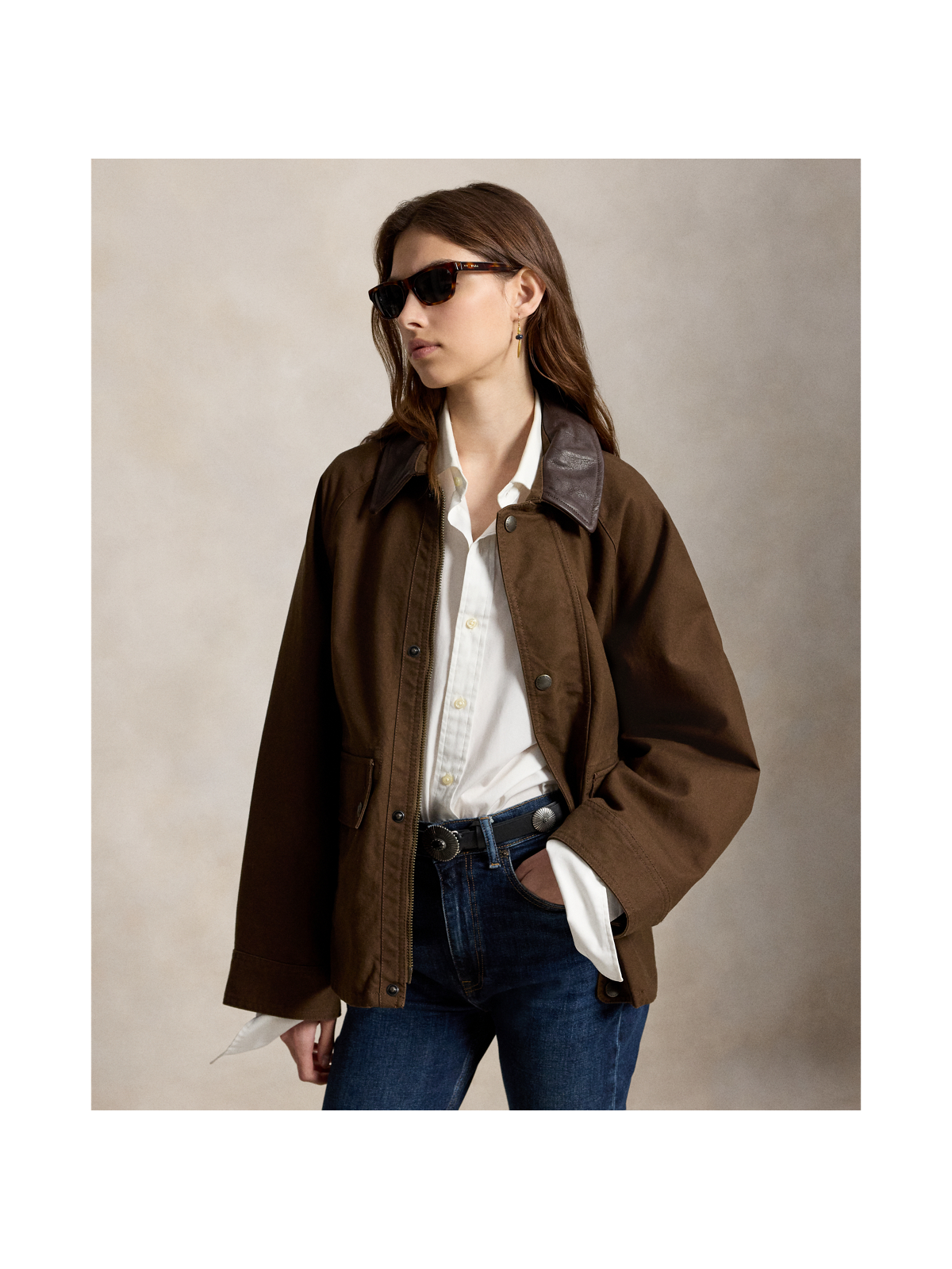 Женские куртки Ralph Lauren Cotton Utility Jacket — фото 5